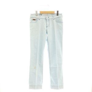 Gucci GG Stitch Denim Pants Jeans 40 Light Blue DF • OS